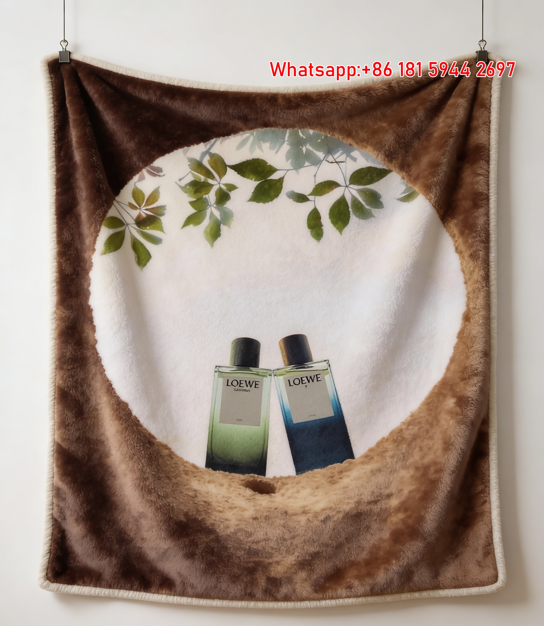 LOEWE Esencia & 7 Flannel Fleece Throw Blanket L309